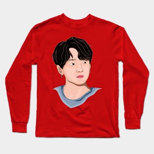 Cool Jungkook Bts Long Sleeve T-Shirt